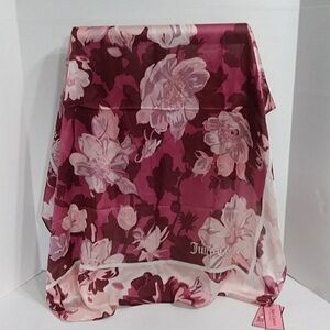 Juicy Couture Floral Print Multi-Use Square Scarf *NWT*